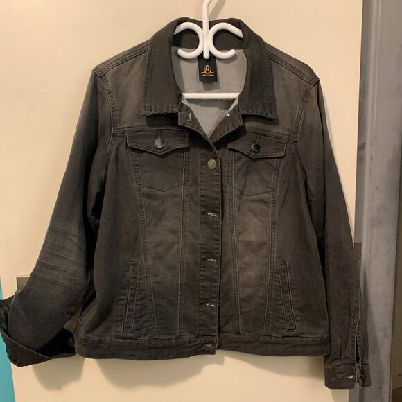 Women's sweatshirt, full zip, 1/2 sleeve, bright blue accents, dynamic Sz M, EUC - Picture 11 of 15